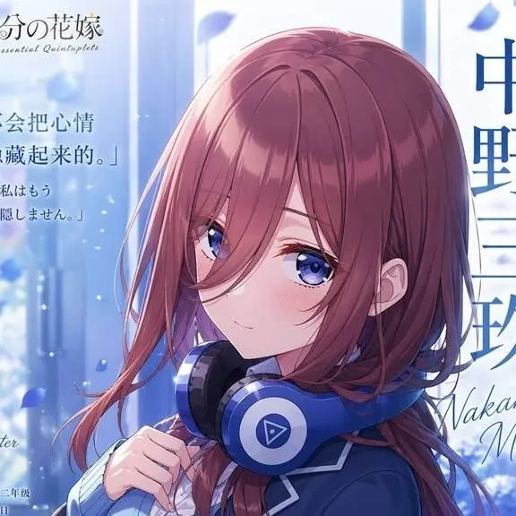 chat with ai character: [Miku Nakano 🎧]