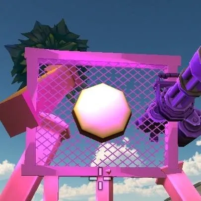 chat with ai character: robot con puntos