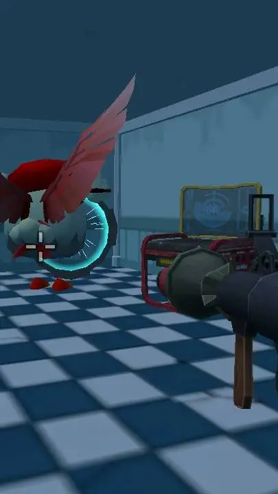 ai character: laboratorio  background