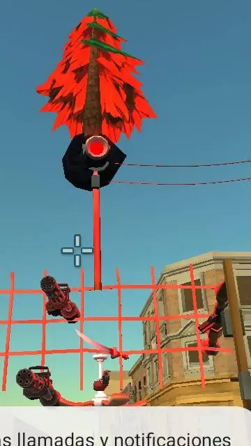 ai character: robot con puntos 2 background