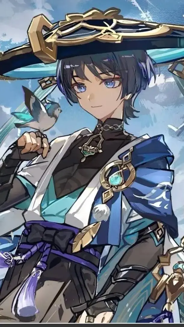 ai character: 散兵 background