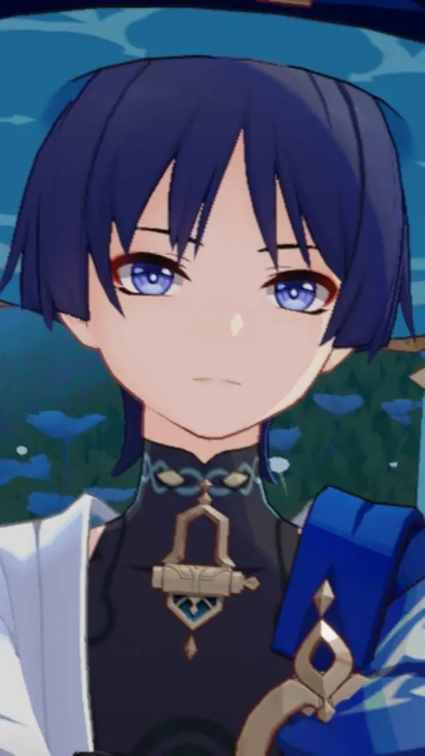 ai character: 散兵 background