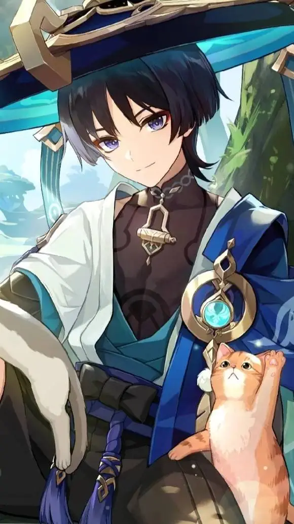 ai character: 散兵 background