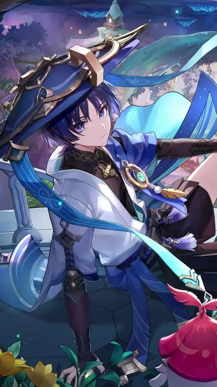 ai character: 散兵 background