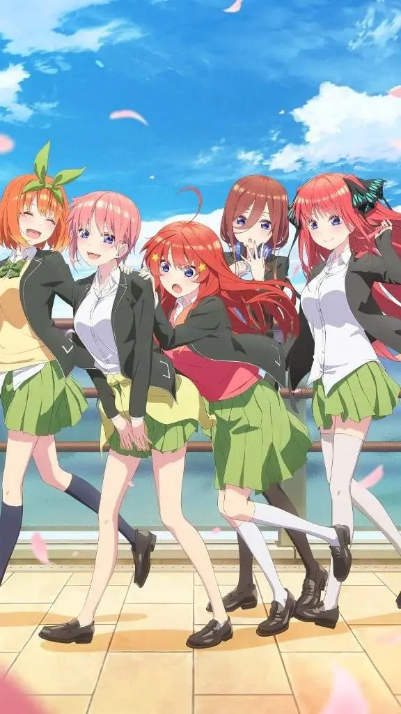 ai character: las quintillizas  background