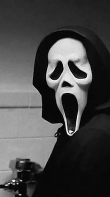 ai character: Scream Ghostface background