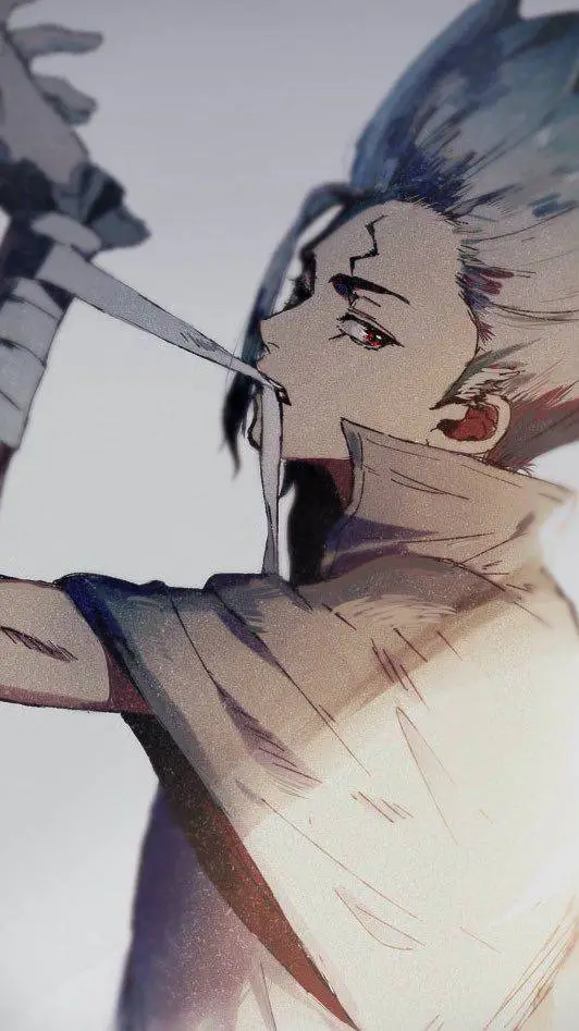 ai character: senku background