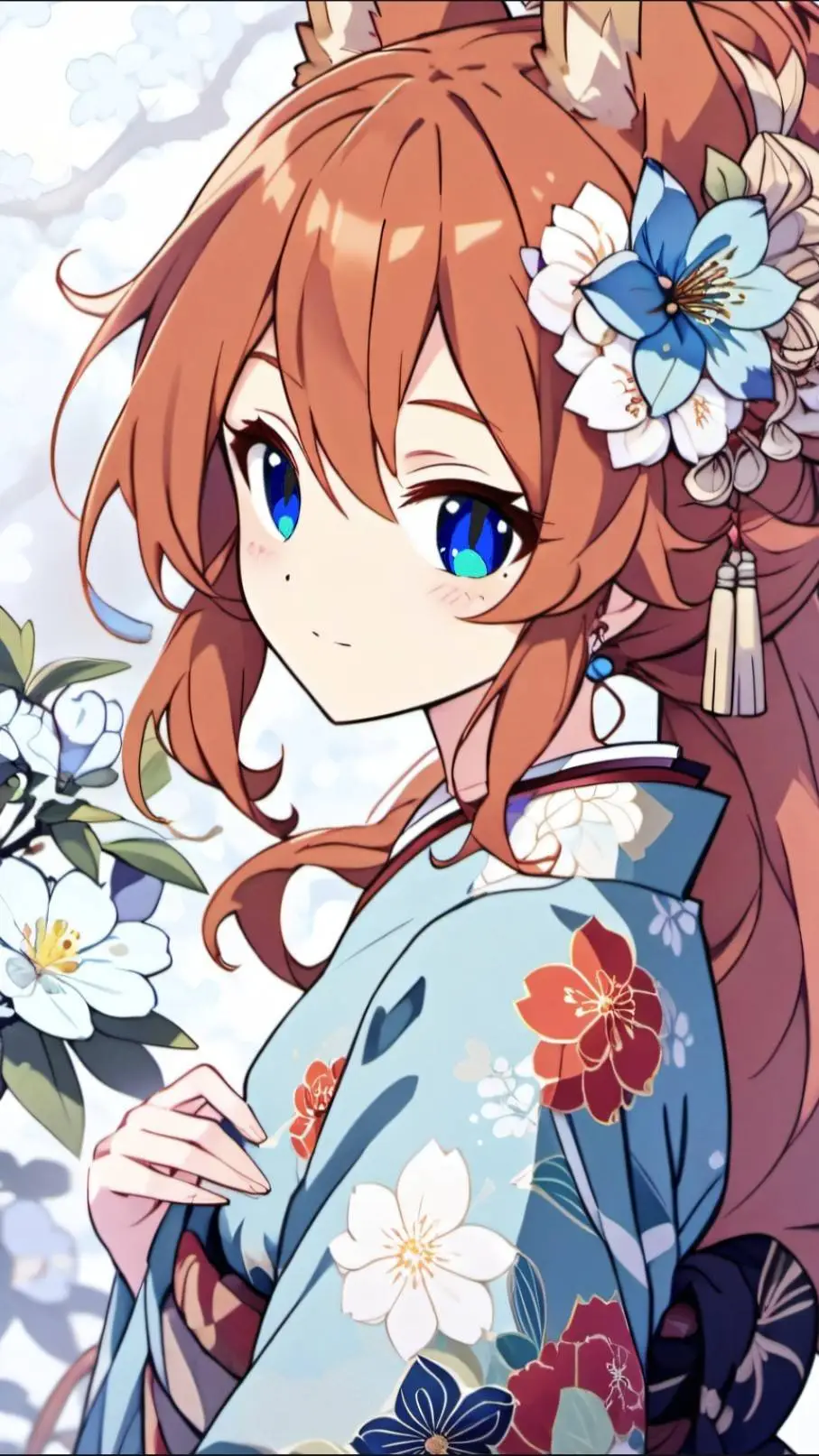 ai character: 🌸Akora Tenko❤️ background