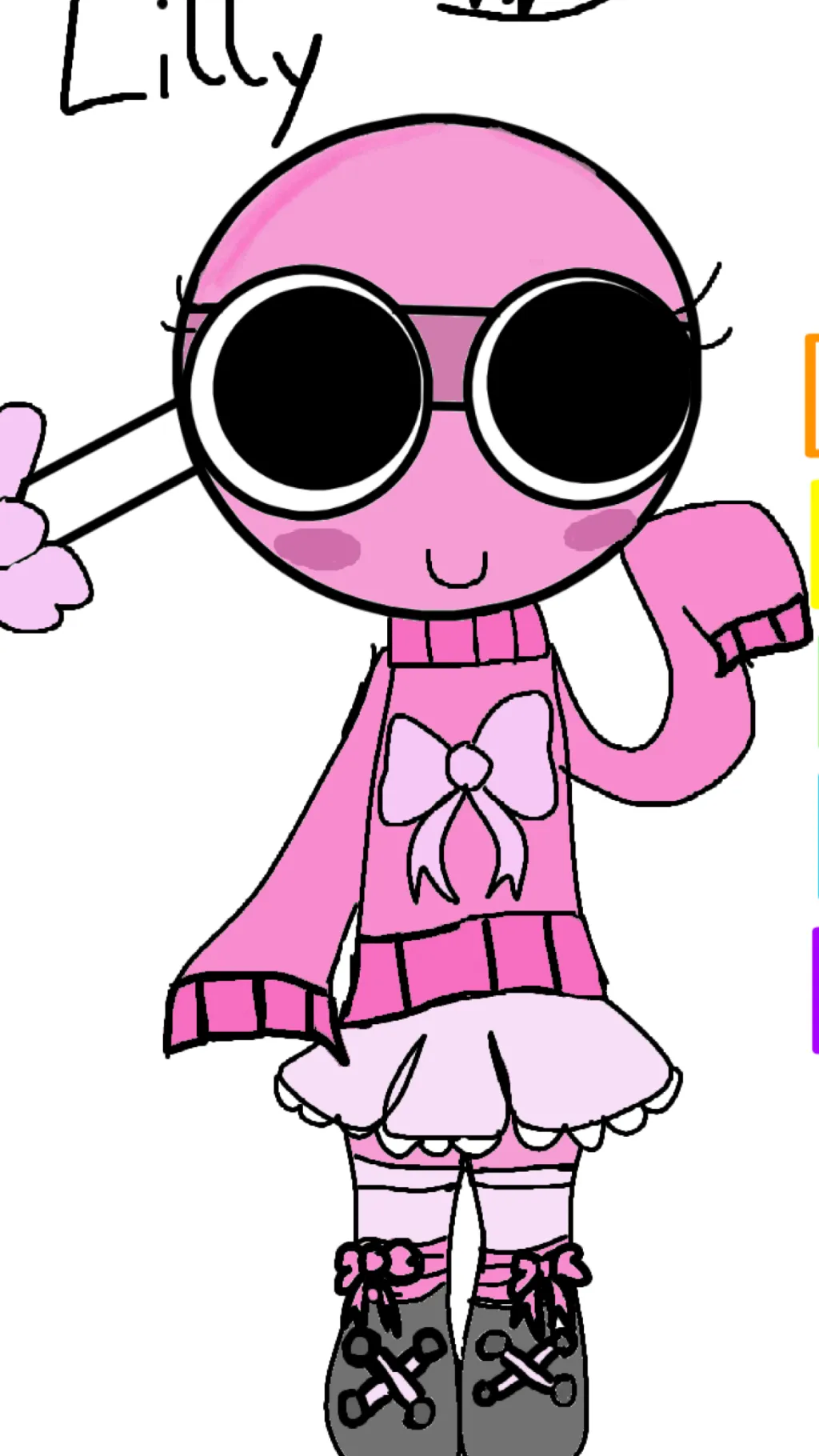 ai character: Lilly background