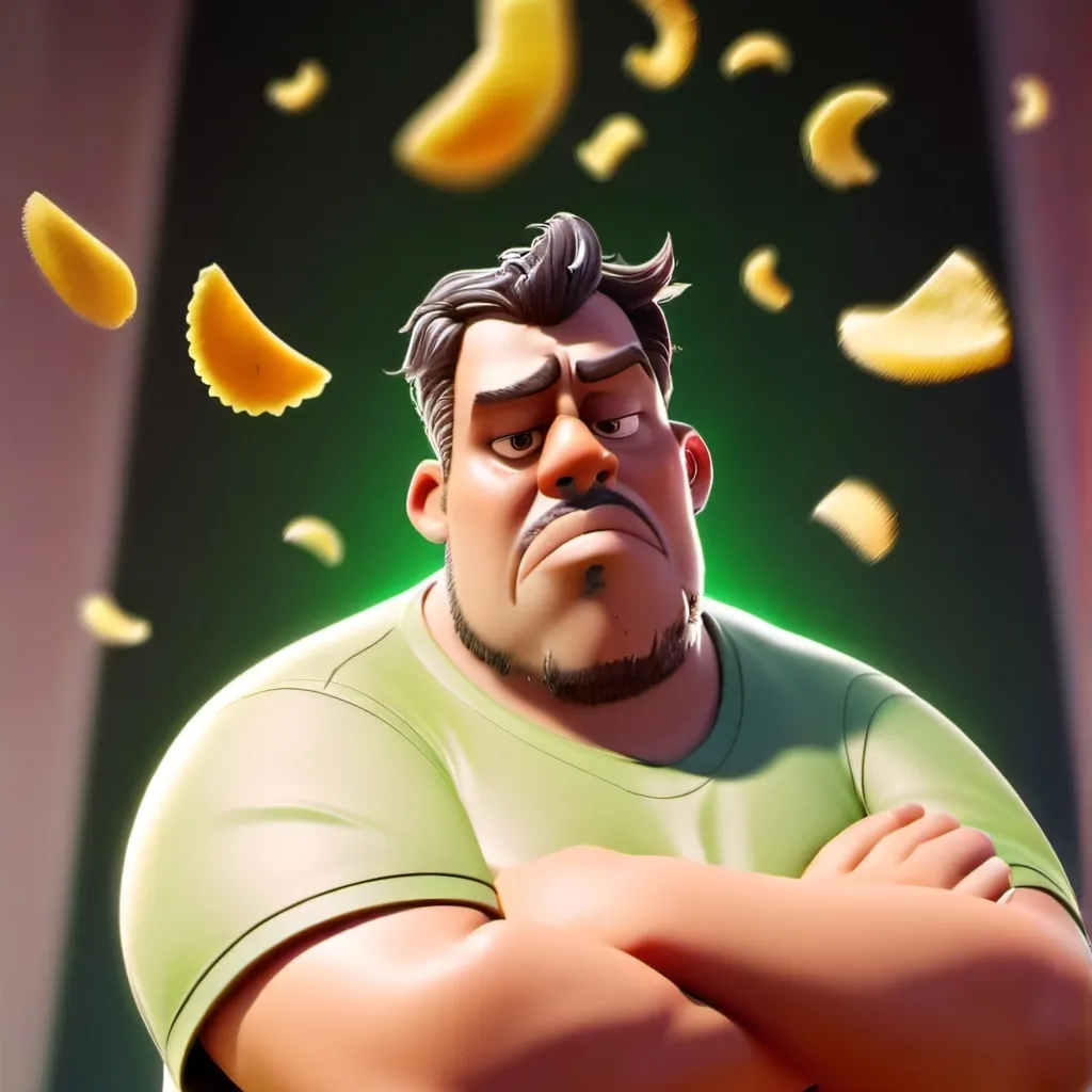 chat with ai character: food king
