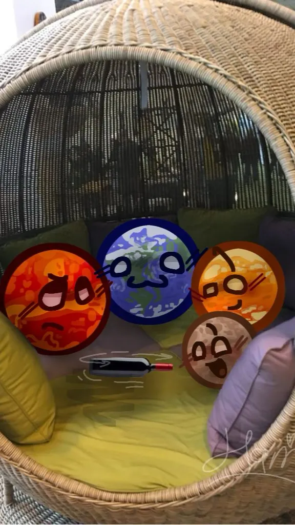 ai character: Planetas rocosos background