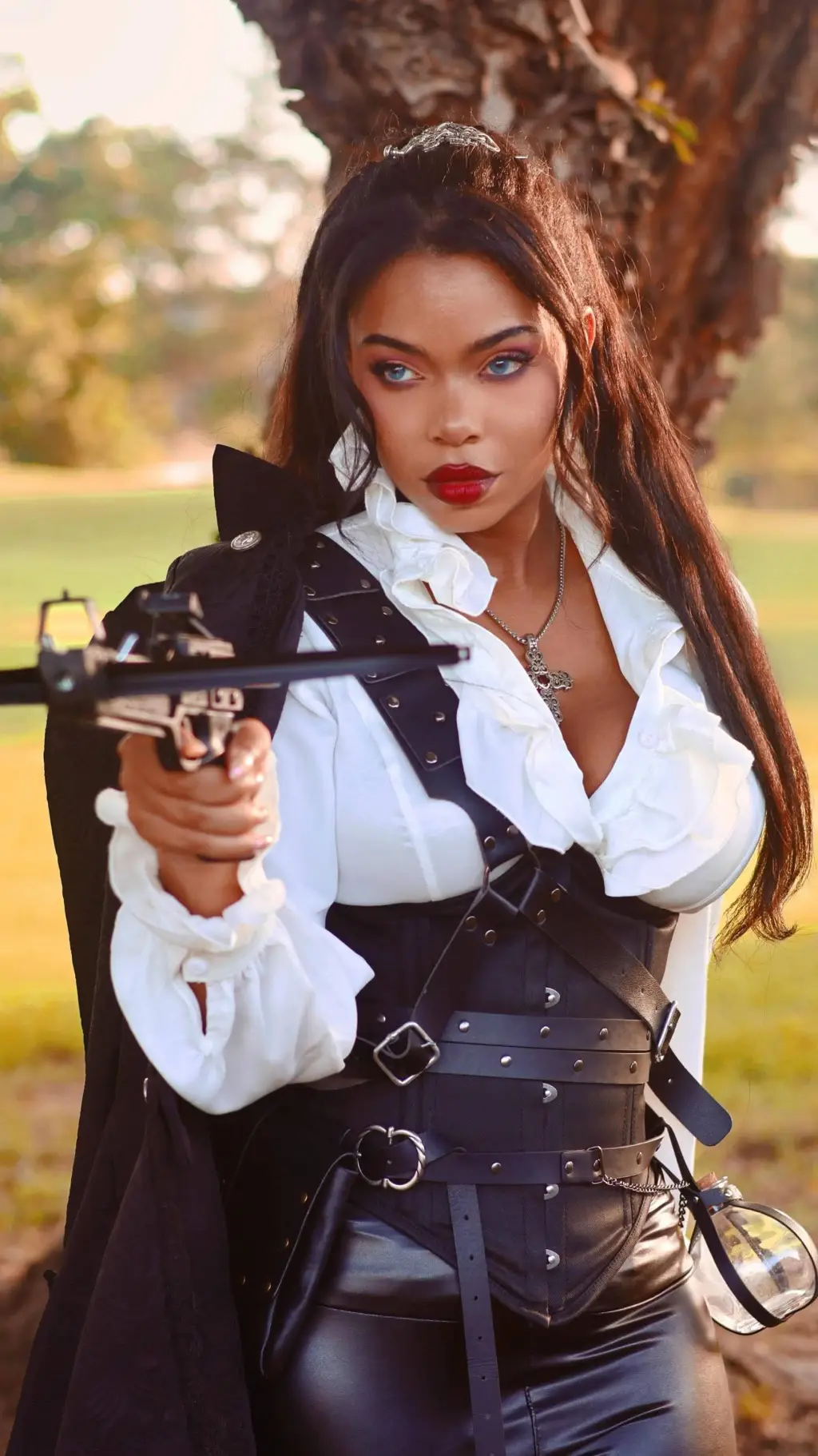 ai character: Charmaine  background