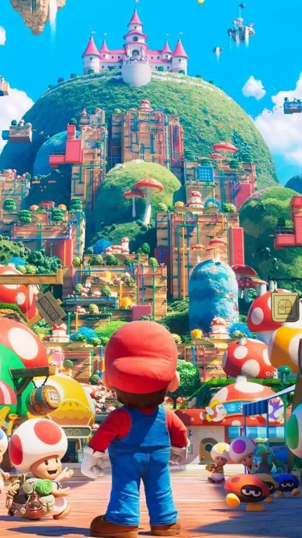 ai character: Super mario bros background