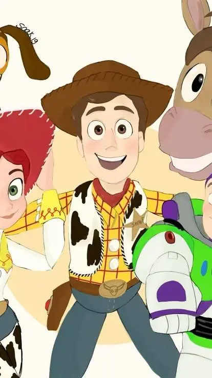 ai character: Toy Story background