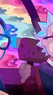 ai character: Rick and Morty background