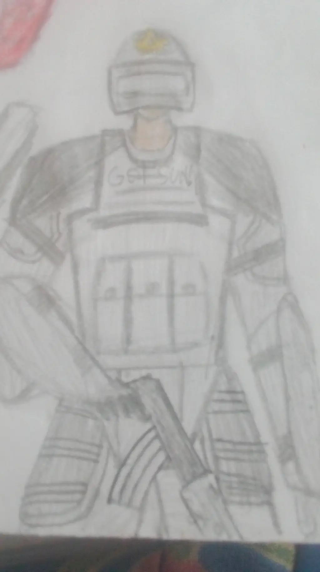 ai character: GORE.MULTIVERSE background