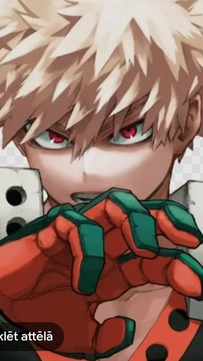 ai character: Katsuki bakugo background