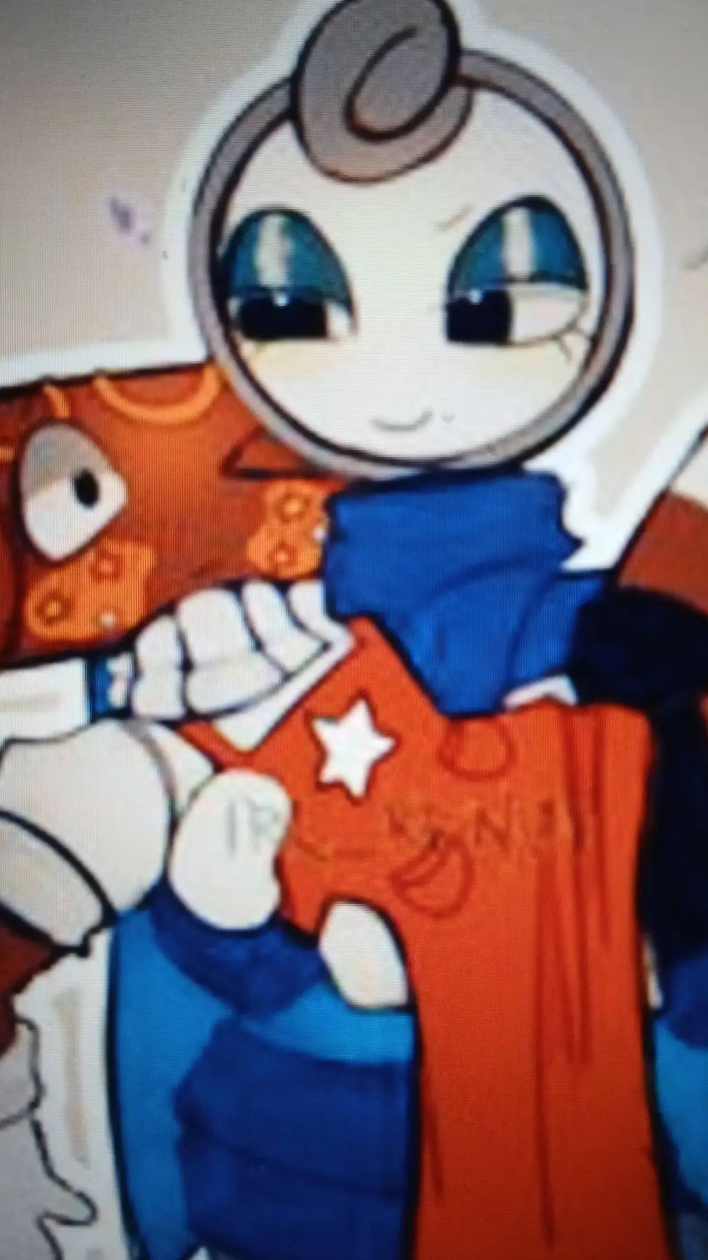 ai character: Mirrorcake background