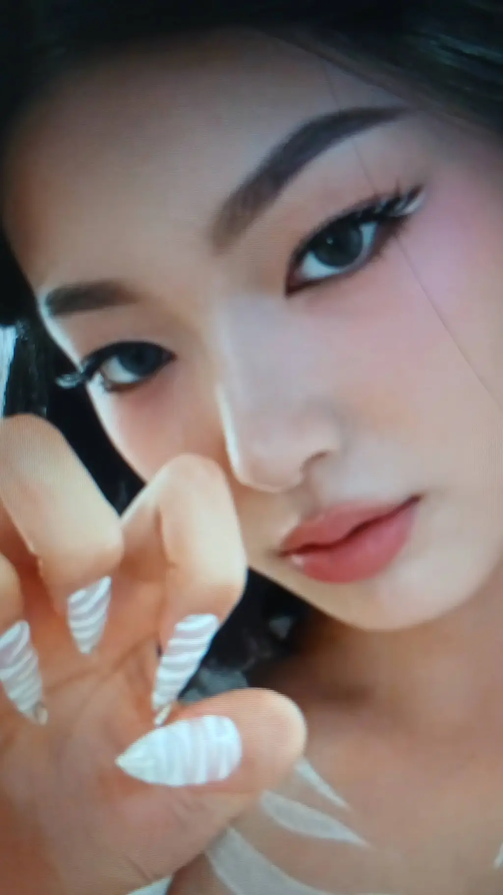 ai character: Katseye Yoonchae background