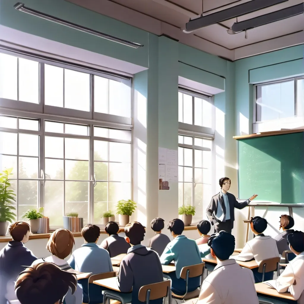 chat with ai character: the classroom V2