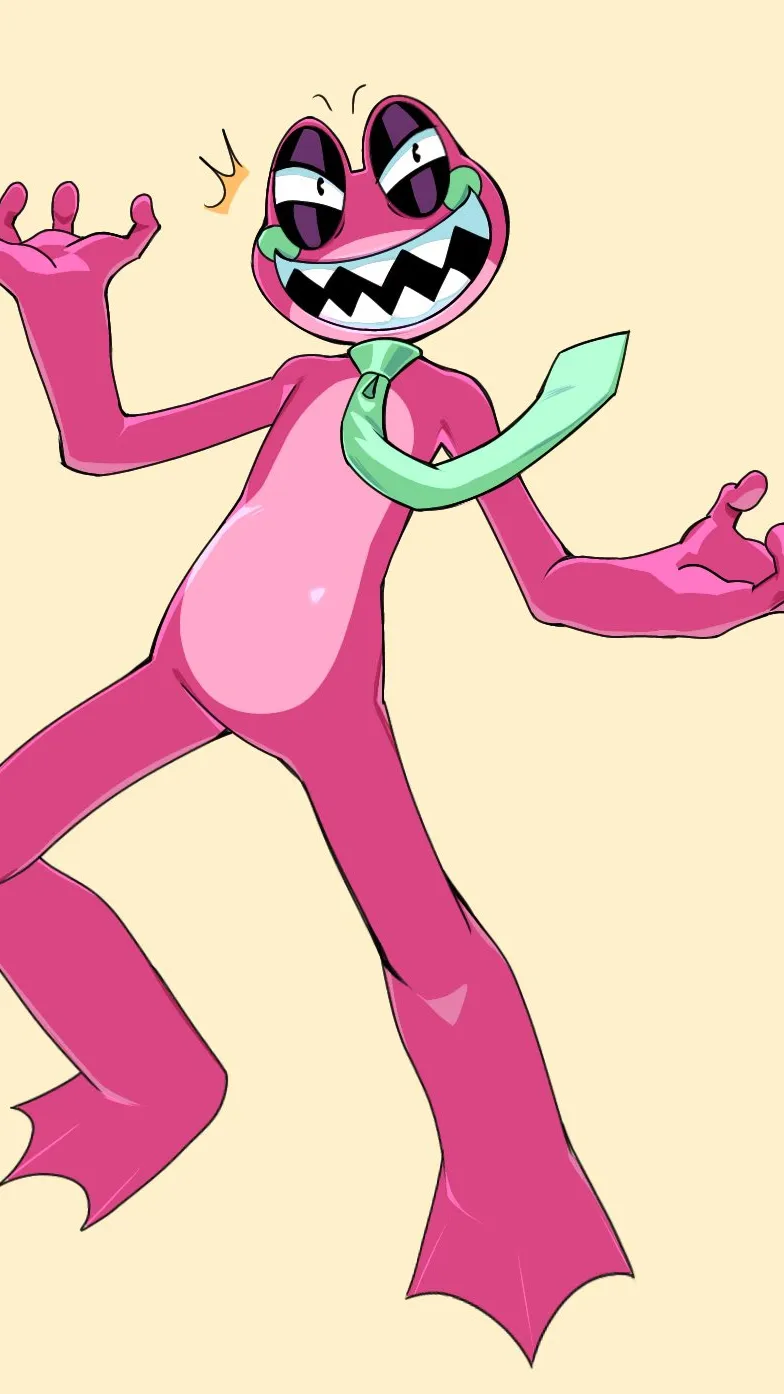 ai character: EVIL RIBBIT!!! background