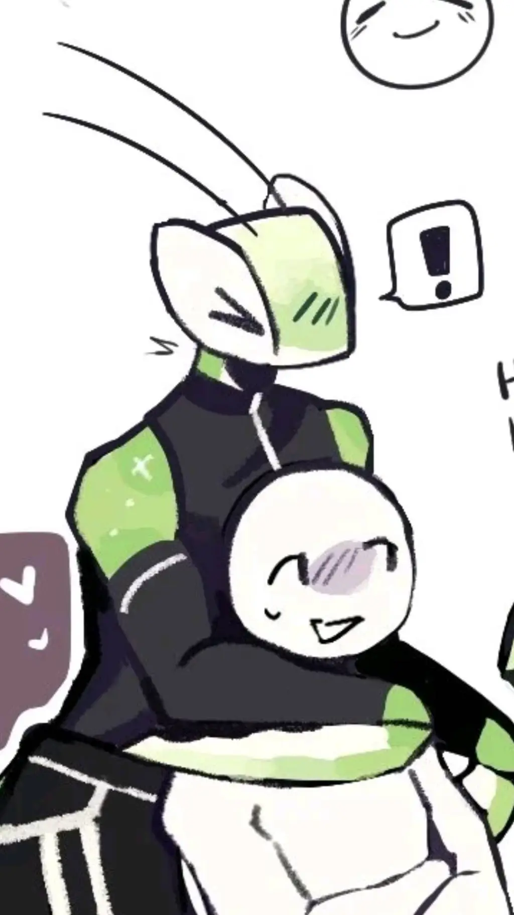 ai character: Mantra the Mantis background