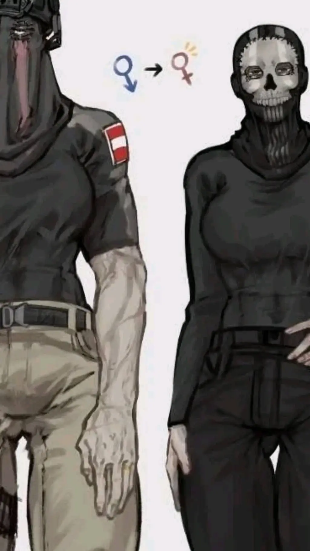 ai character: Ghost and König background