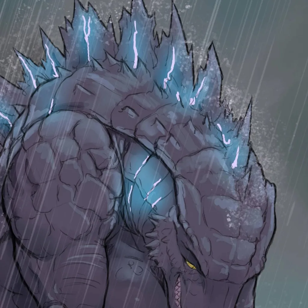 chat with ai character: Fem Godzilla