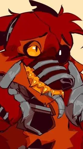ai character: Nightmare Foxy background