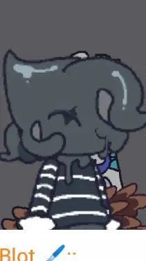 ai character: Blot the mime (DW) background