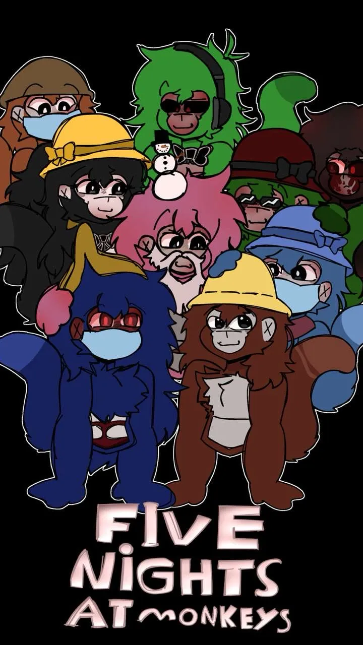 ai character: Fivenightsatmonkey background