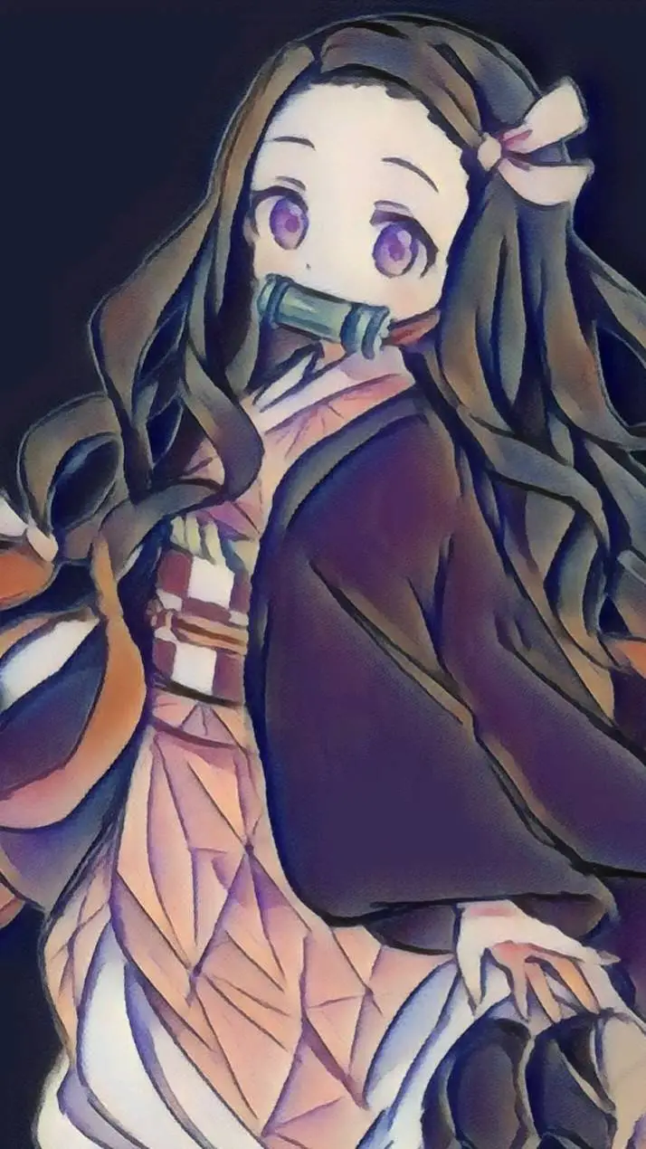 ai character: nesuko kamado background