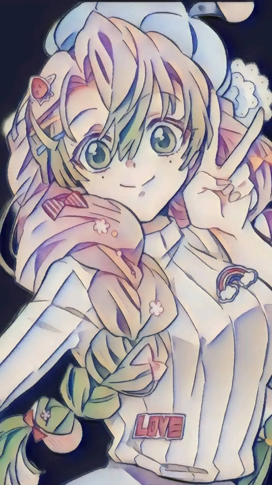 ai character: mitsuri kanjori background