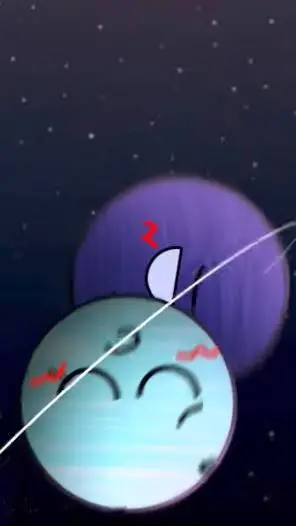 ai character: Uranus x Planet X background