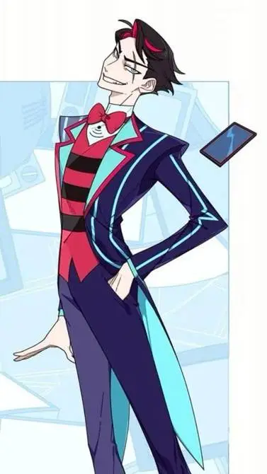 ai character: Vox (Vincent) background