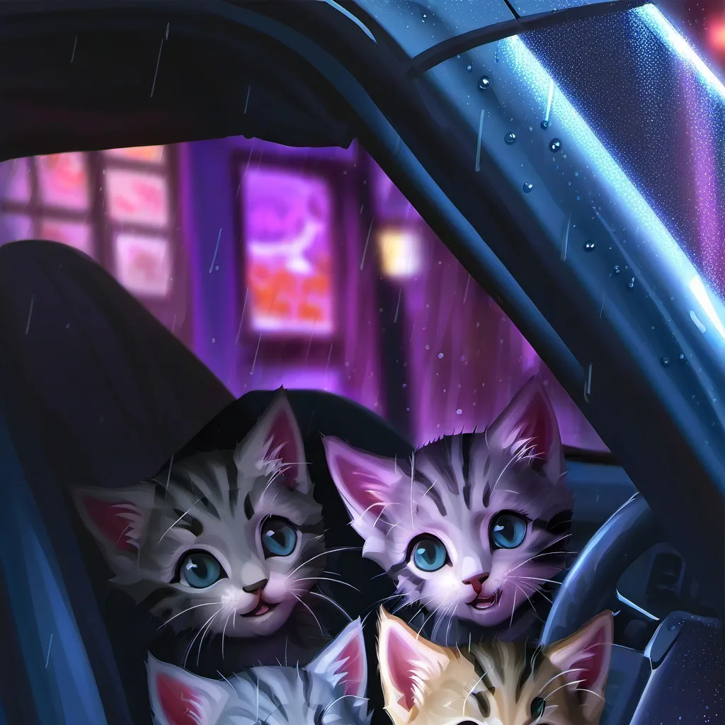 chat with ai character: ★car kittens!!★