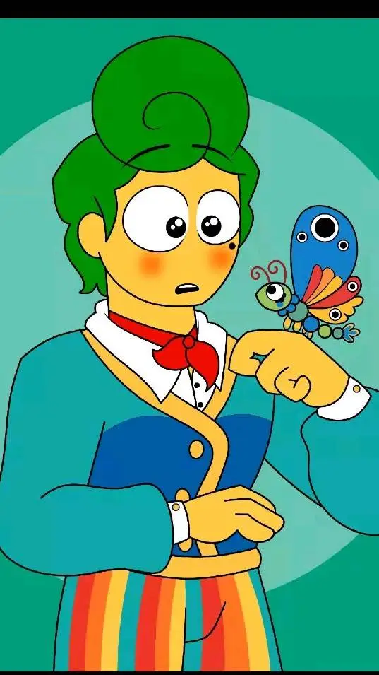 ai character: Wally contrary  background