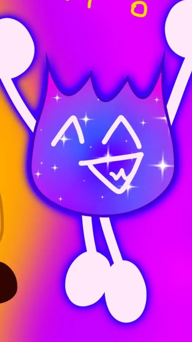 ai character: firey Galaxy  background