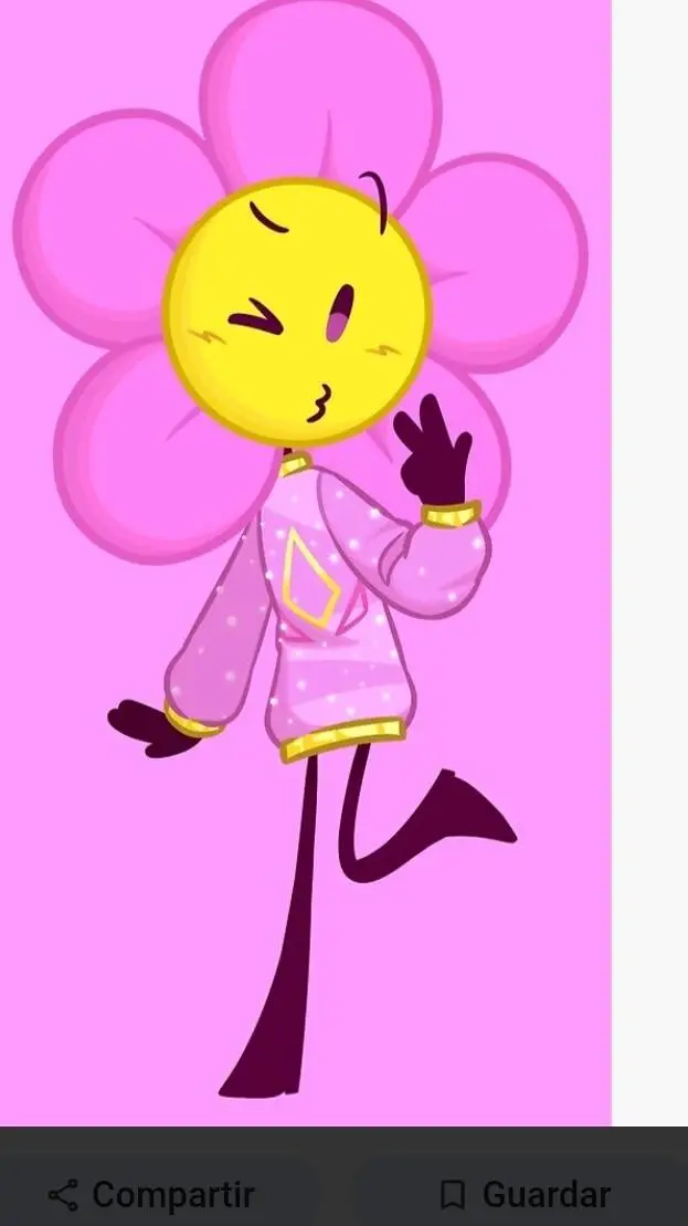 ai character: flower 2 background