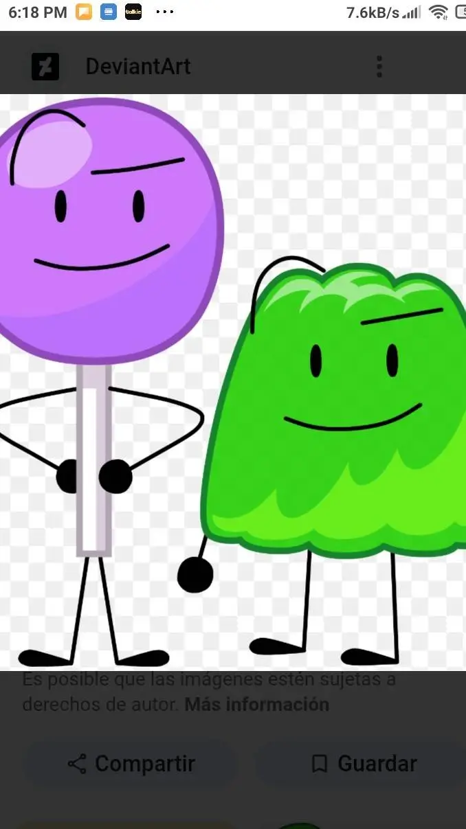 ai character: gelatina y paleta  background