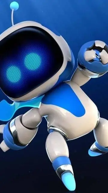 ai character: Astro bot  background