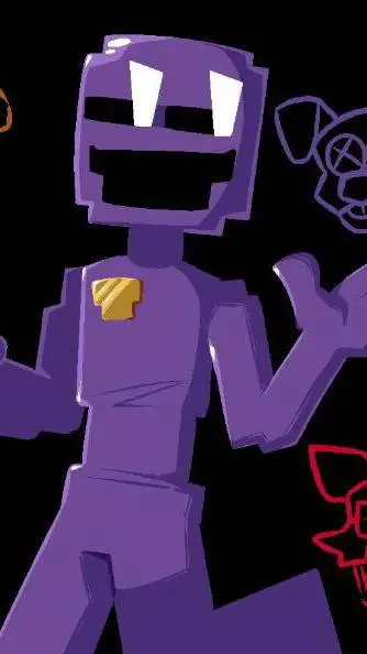 ai character: purple guy background