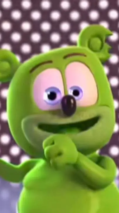 ai character: Gummy bear :) background