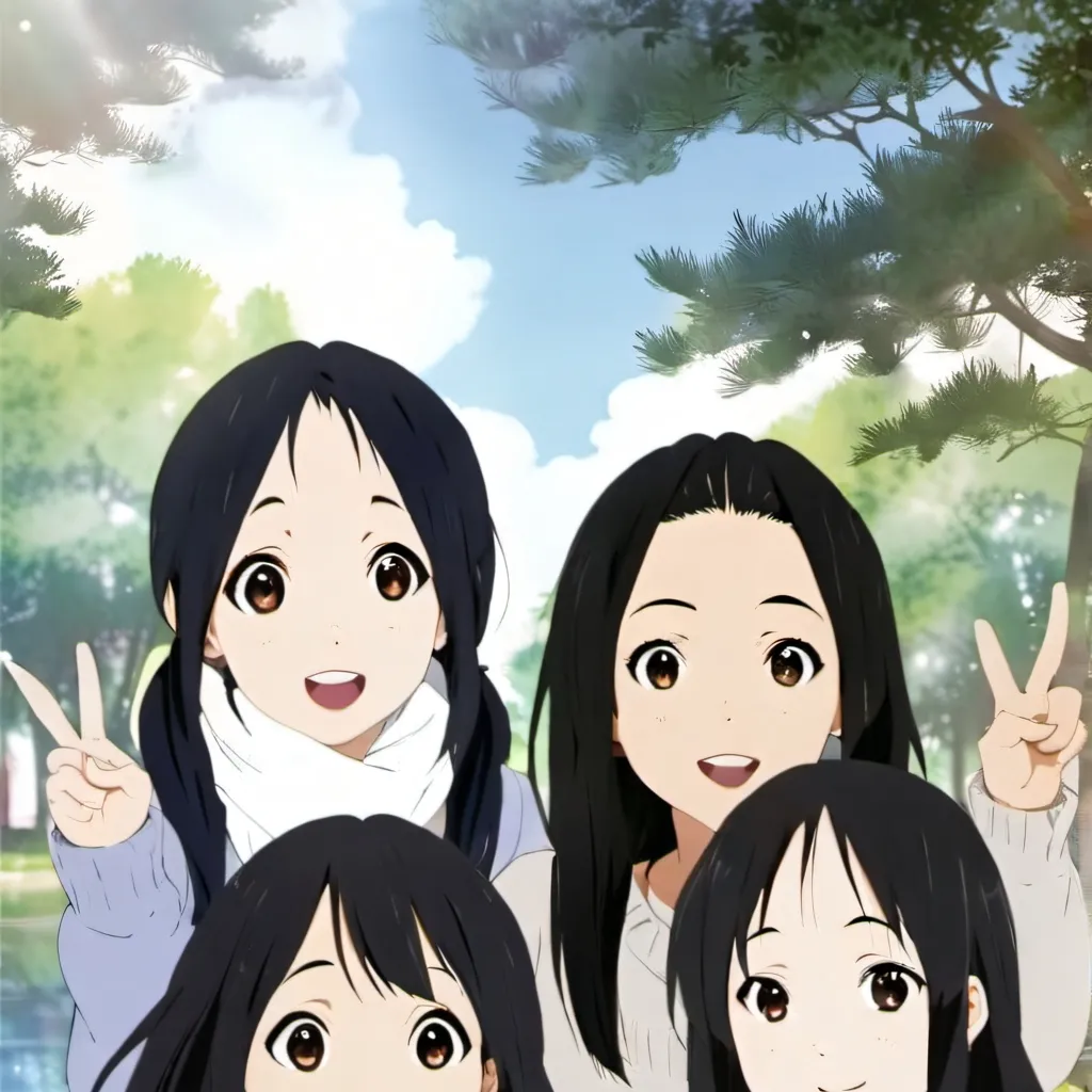 chat with ai character: 4 girls sleep over