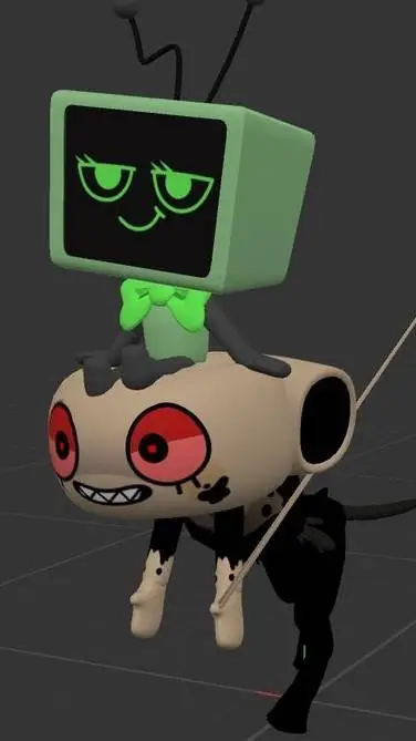 ai character: shellvision toxic background