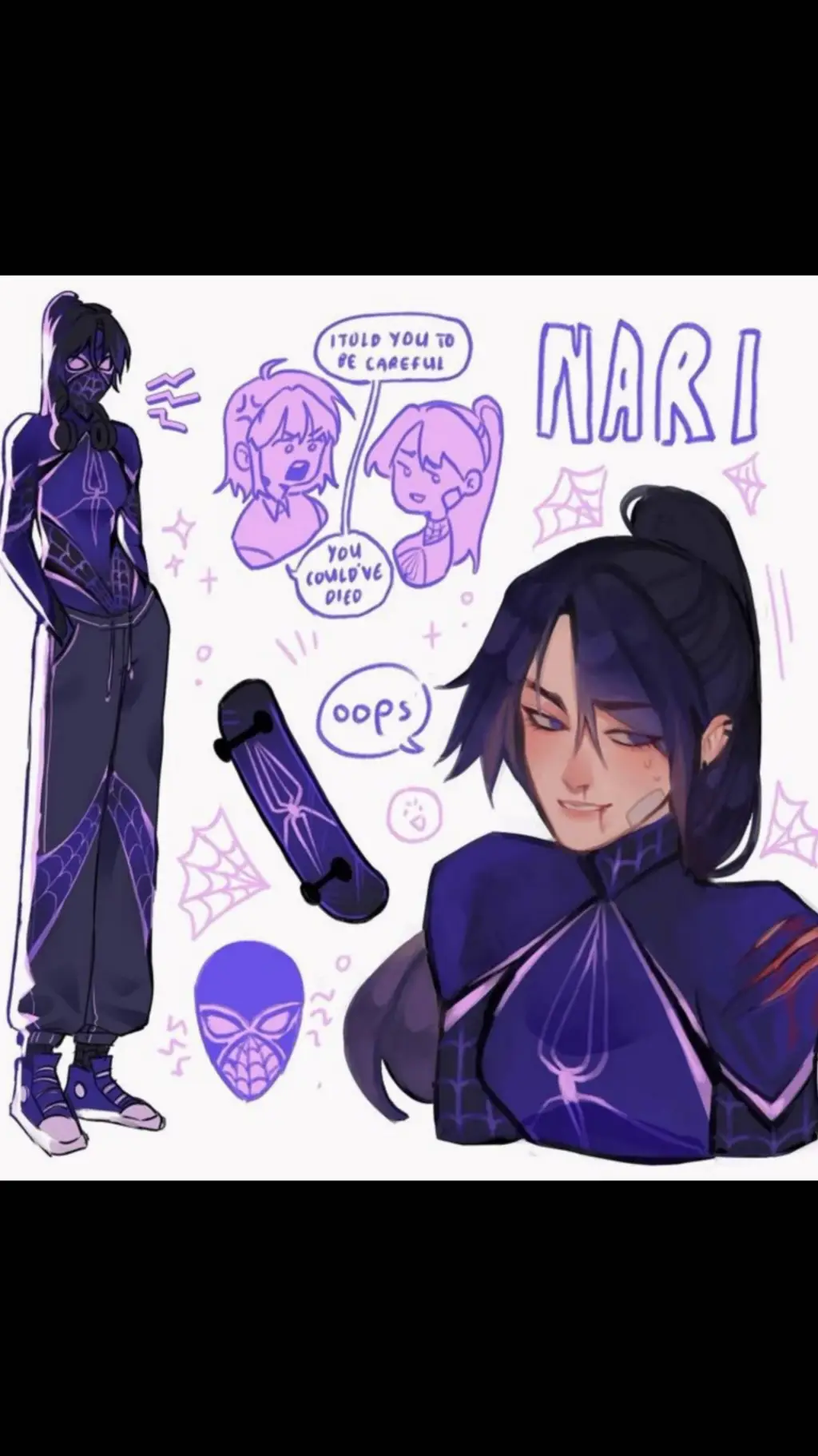 ai character: Nari background