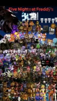 ai character: FNAF School background