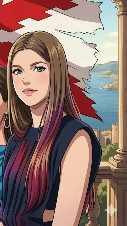 ai character: Sofía de Borbón  background