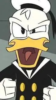 ai character: Pato Donald background