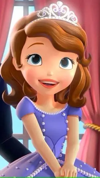 ai character: Sofía Disney background